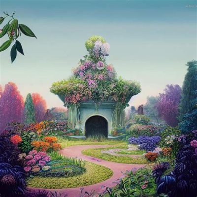  El Jardín Encantado ¿Una Ventana al Alma de un Artista Desconocido?